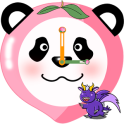 Fruit Panda Clock