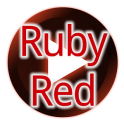Poweramp Ruby Red Skin