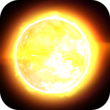 गर्म सूर्य 3 डी लाइव वॉलपेपर
