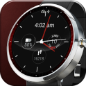 Red Lava Analog Watch Face