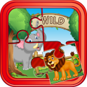 Wild Animals Puzzle For Kids