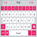 Wihte&Pink LG Keyboard Theme