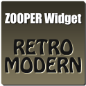 RetroModern Clock Zooper Theme