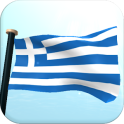 Greece Flag 3D Free Wallpaper