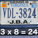 Car Plate Equations