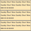 Quickly Short Note