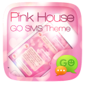 GO SMS PRO PINK HOUSE THEME