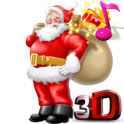 Дед Мороз 3D живые обои