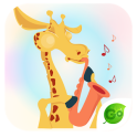GO Keyboard Giraffe Sticker