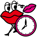 ANAP GiRL-Jolly Lip Clock