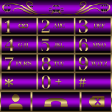 Abstract Violet Dialer theme