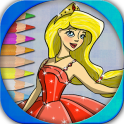Paint Princesses coloring app