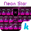 Neon Star Kika Keyboard Theme