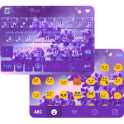 Purple Love Keyboard Theme