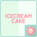 아이스크림케이크 (청포도) - 카카오톡 테마