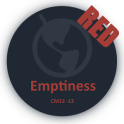 Emptiness Dark Red Cm 13 /12