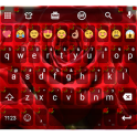 Love Rose Emoji Keyboard Theme