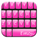 Gloss Pink Emoji Teclado