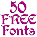 Fonts for FlipFont 50 #3
