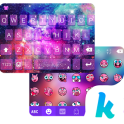 Glitter Galaxy Kika Keyboard