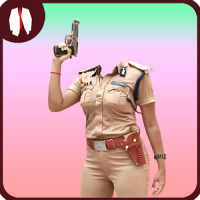 Woman Police Photo Suit