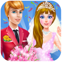 花嫁介添人の結婚式のゲーム