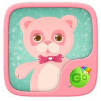 Pink Bear GO Keyboard Theme