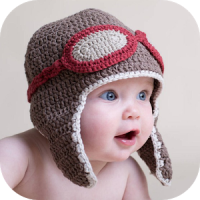 赤ちゃんの帽子かぎ針編み