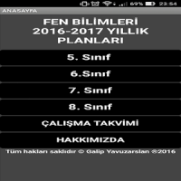 Fen Bilimleri Öğretmen 2016