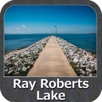 Lake Ray Roberts Texas GPS Map