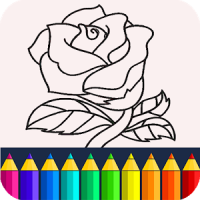 Valentines love coloring book