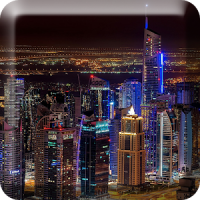 Dubai Night Live Wallpaper PRO