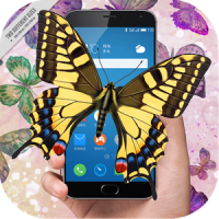 Butterfly in phone prank