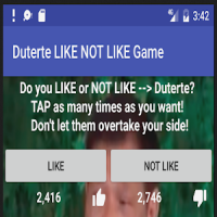 Duterte LIKE NOT LIKE