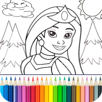 Princess Coloring Game