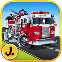 Fire Engines & Trucks : Logic Game for Boys