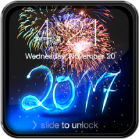 New Year Neon 2020 Lock Screen