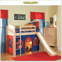 Unique Bunk Bedroom for Kids