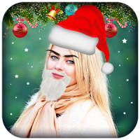 Santa Photo Stickers