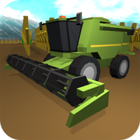 Blocky Farm Tractor Simulator