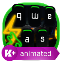 Race Car Animated Keyboard