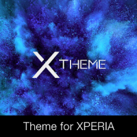 xBlack - Indigo Theme for Xperia