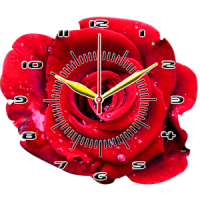 Rose Flower Clock