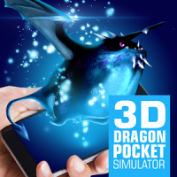 Mascota de bolsillo 3D Dragon