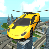 Flying Helicopter Car Rescue