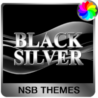 Black Silver Theme for Xperia