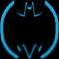 Blue Holo Batcons Icon Skins