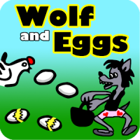 Волк и яйца: игра для часов