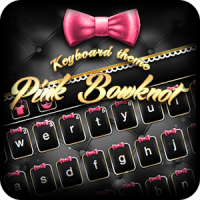 Pink Bowknot Keyboard Theme