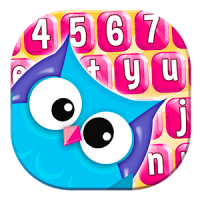Cute Owl Keyboard Emoji App